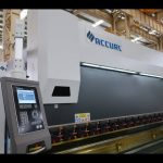 4 Axis CNC pindutin ang preno ng machine 175 tonelada x 4000mm CNC motorized pagpaparangal
