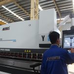 touch screen control cnc pindutin ang preno machine 6 axis 220T 4000MM siemens motor kapangyarihan