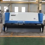 Hydraulic guillotine shearing machine 3200mm x 8mm na may suporta sa niyumatik na materyal